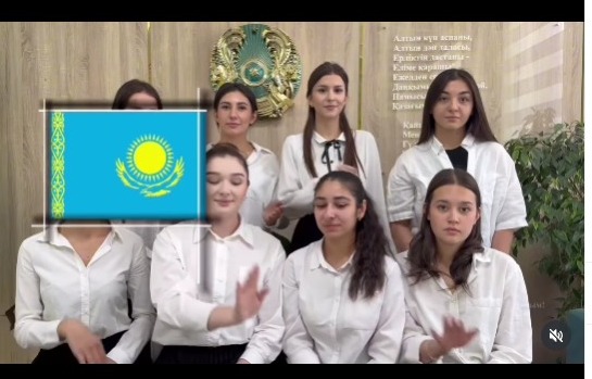 День Государственного флага в школе №189, Алматы!